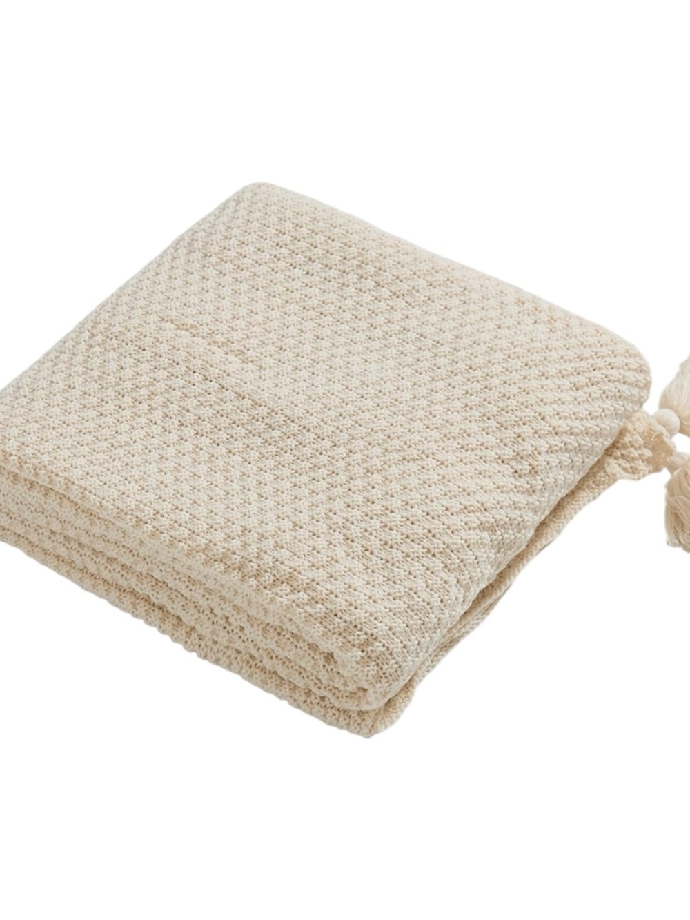 Lightweight Fringed Blanket, Ultra-Soft and Comfortable Plush Knitted Blanket